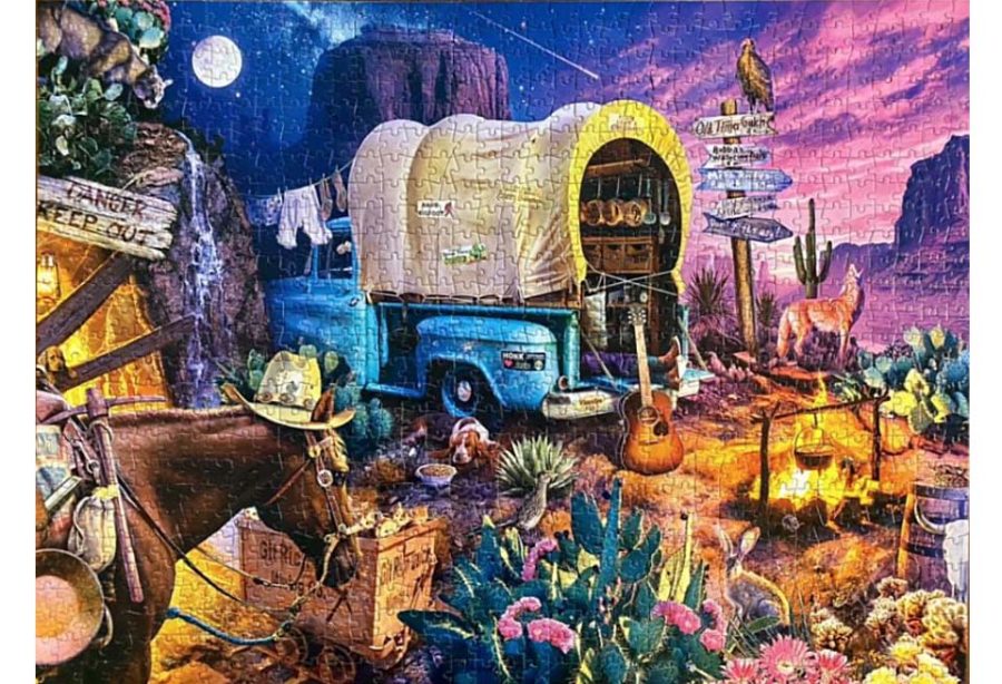 Buffalo Games Wild West Camp Jigsaw Puzzle