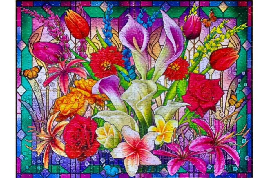 Buffalo Games Window Lillies Jigsaw Puzzle