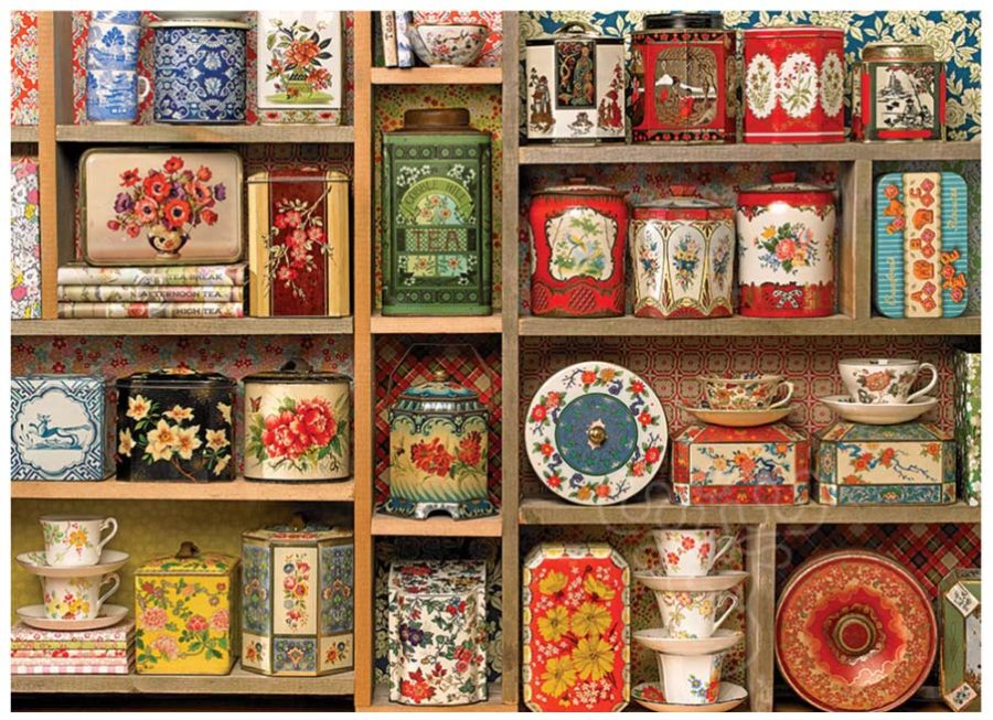 Cobble Hill Vintage Tins Jigsaw Puzzle