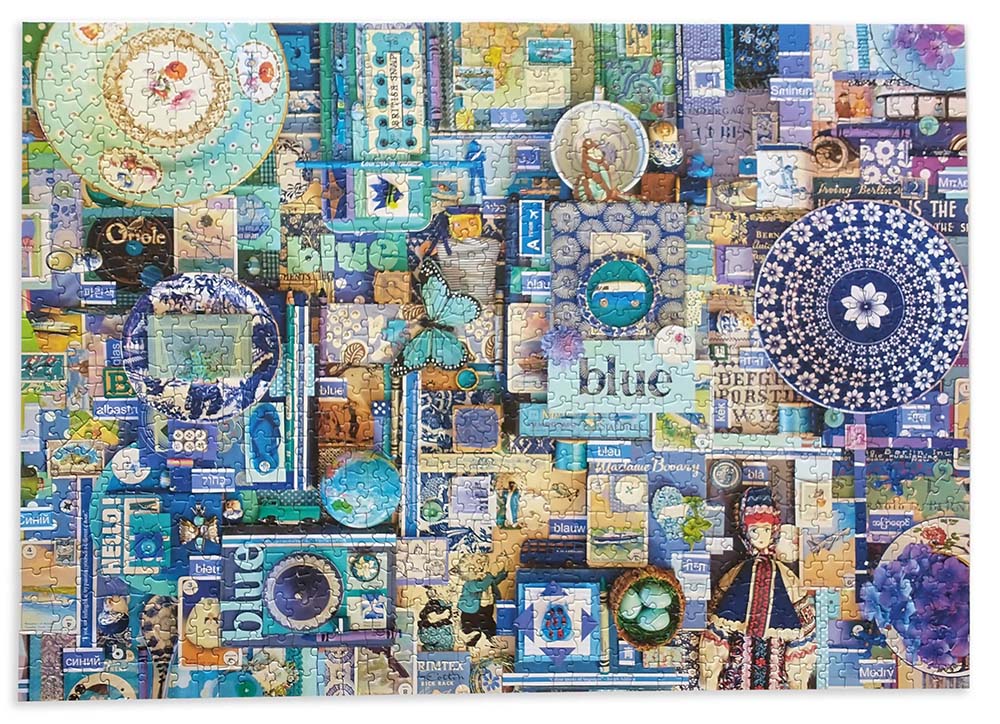 Cobble Hill Jigsaw Puzzle Blue