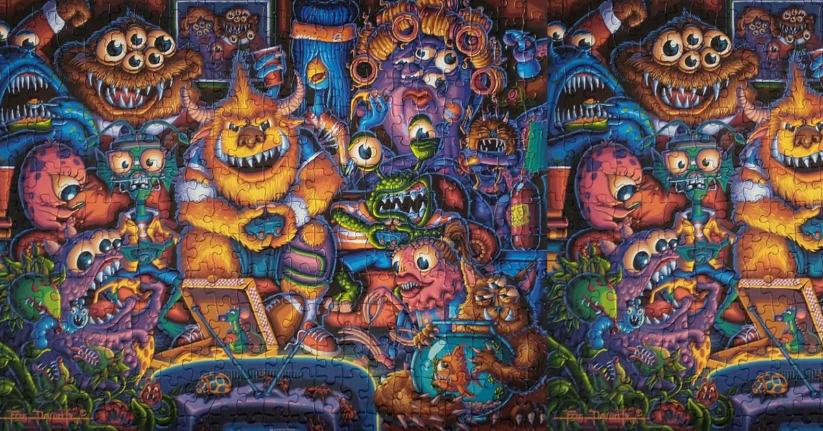 Dowdle Gaming Monsters Jigsaw Puzzle