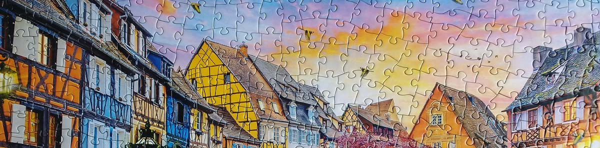 MasterPieces Travel Diary Cycling At Colmar France Jigsaw Puzzle