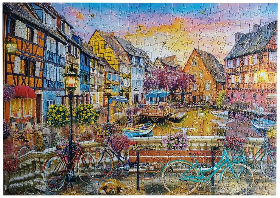 MasterPieces Travel Diary Cycling At Colmar France Jigsaw Puzzle