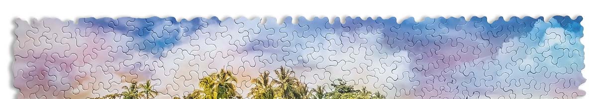 Trefl Crazy Shapes Jigsaw Puzzle Tropical Island