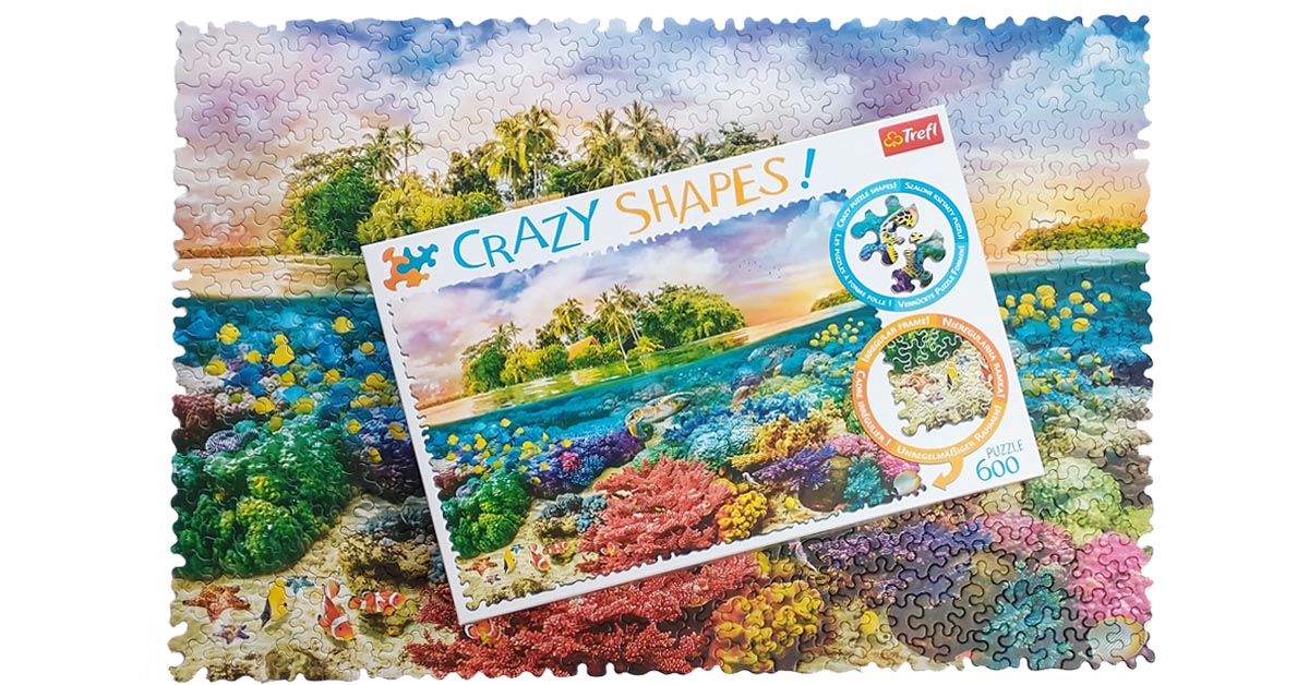 Trefl Jigsaw Puzzle Crazy Shapes Tropical Island