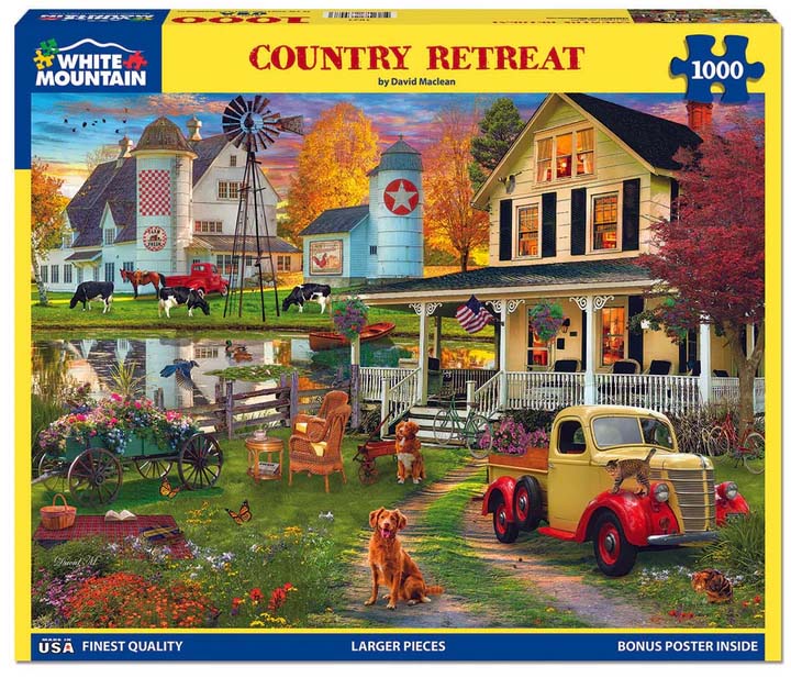 White Mountain Country Retreat Jigsaw Puzzle