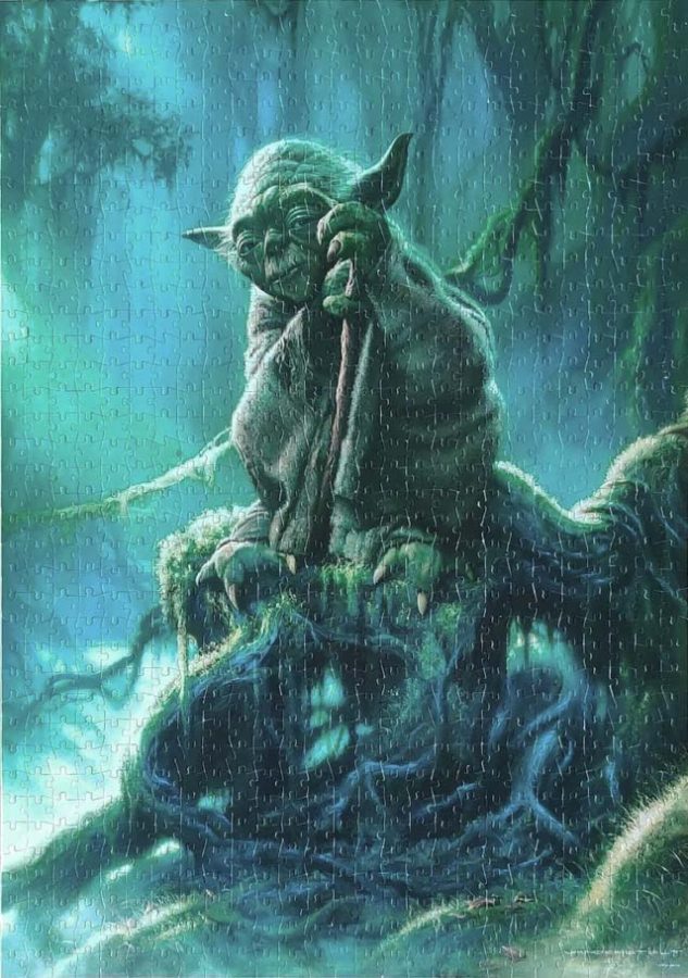 Buffalo Games Fine Art Collector's Series Star Wars Yoda jigsaw puzzle