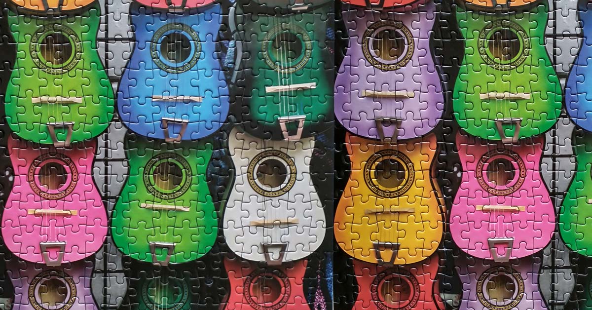 Anatolian Colored Of Music Jigsaw Puzzle