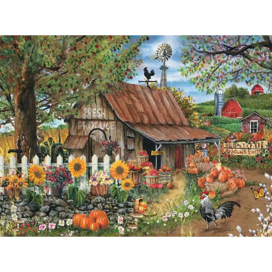 Bits and Pieces Bountiful Meadow Jigsaw Puzzle