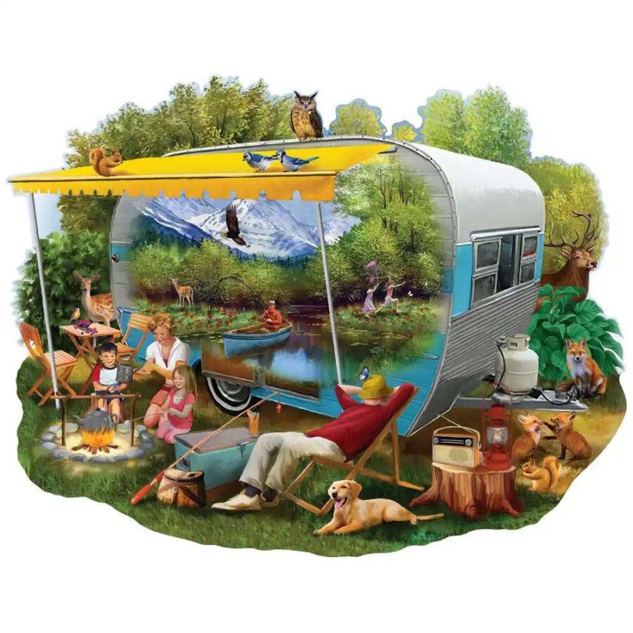 Bits and Pieces Camping Trip Jigsaw Puzzle