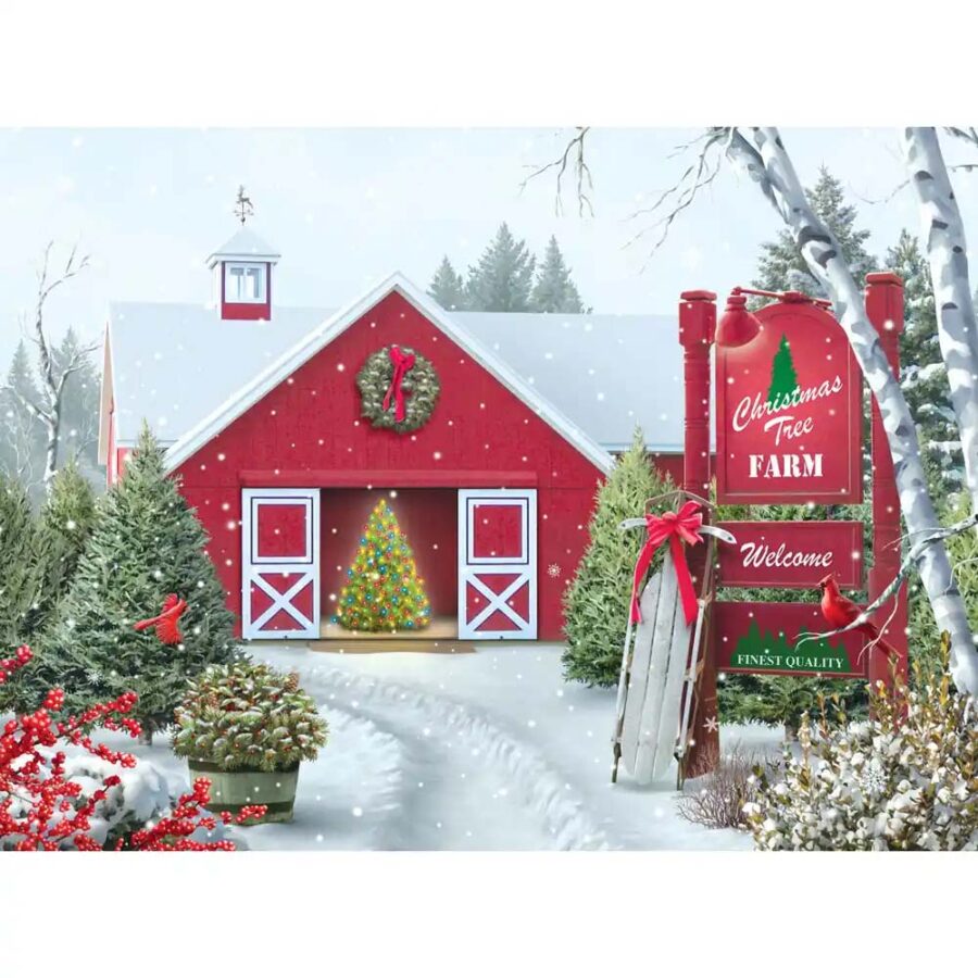 Bits and Pieces Christmas Tree Farm Jigsaw Puzzle