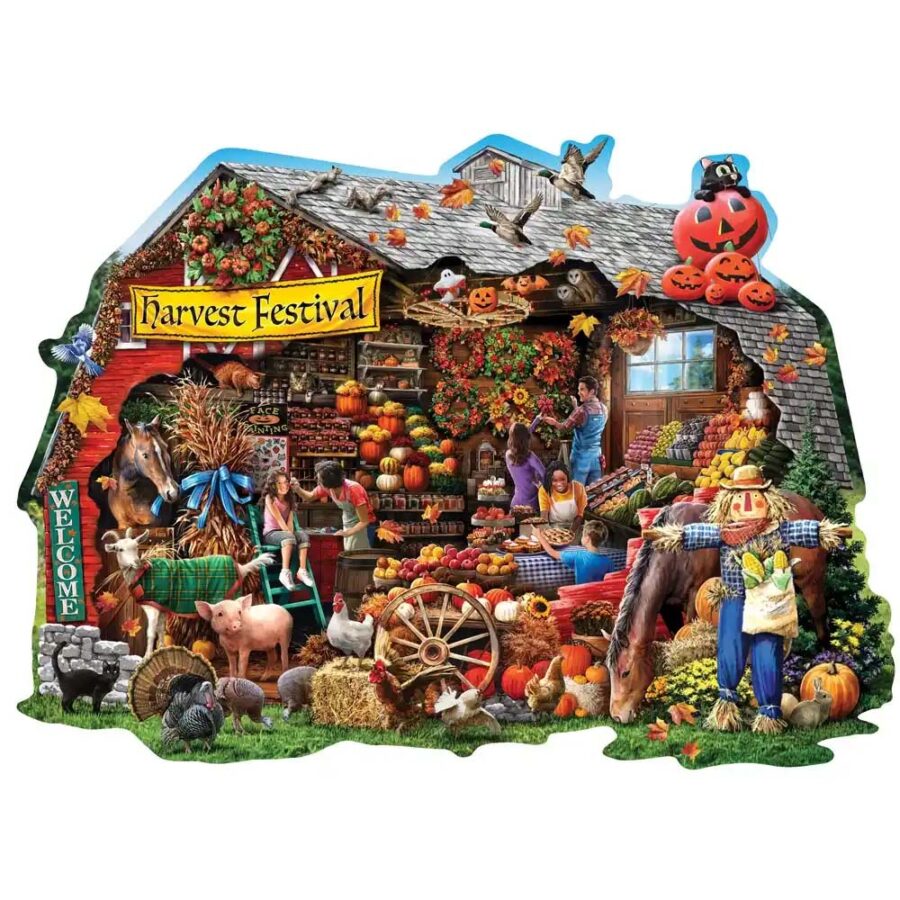 Bits and Pieces Harvest Festival Jigsaw Puzzle