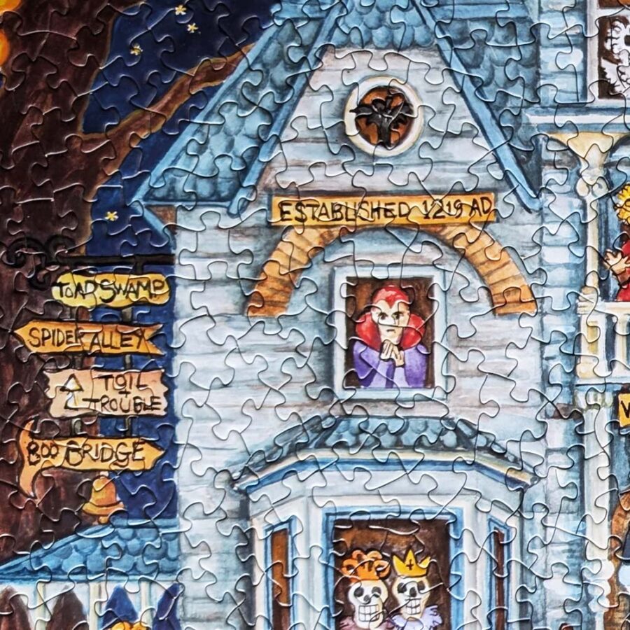 Bits and Pieces Haunted House Costume Part Jigsaw Puzzle