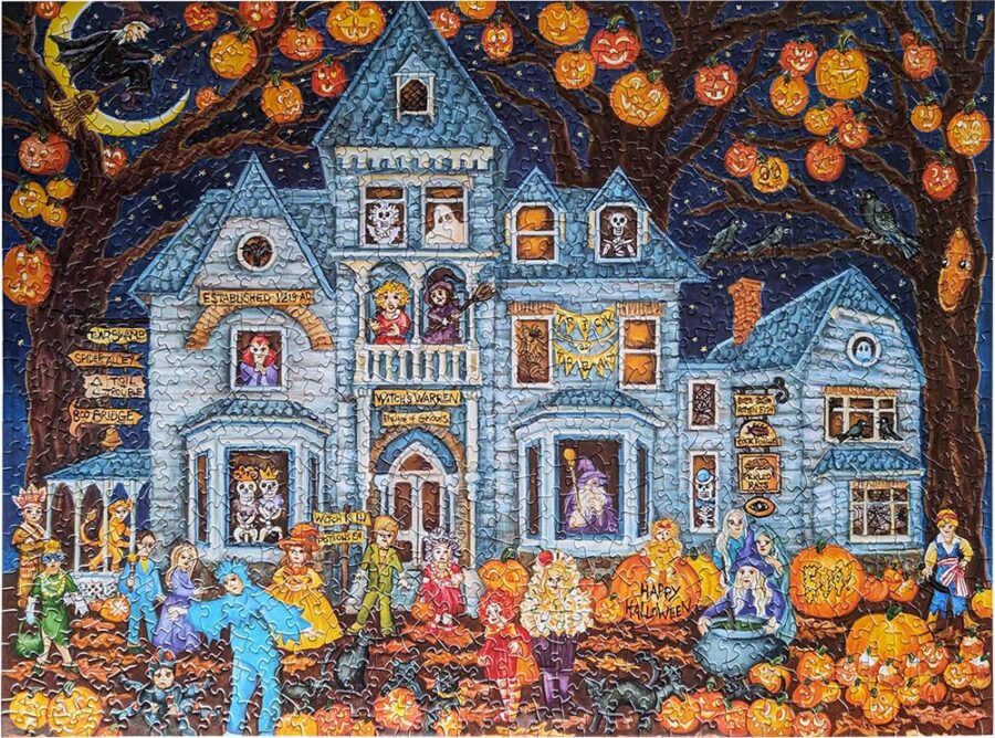 Bits and Pieces Haunted House Costume Part Jigsaw Puzzle