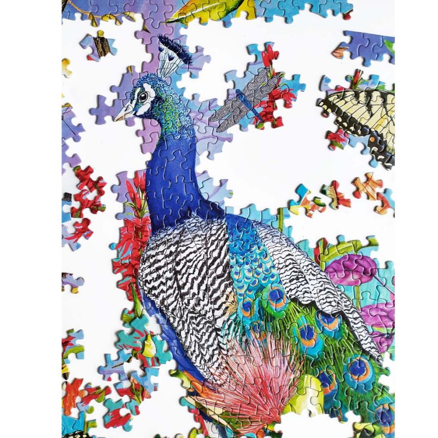 Springbok Peacock Garden Jigsaw Puzzle