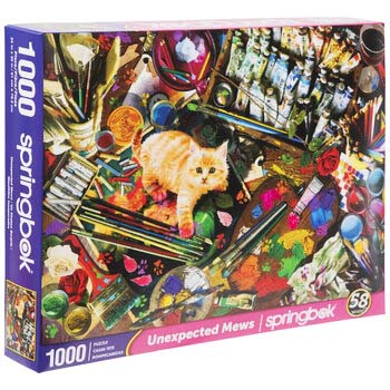 Springbok Unexpected Mews Jigsaw Puzzle