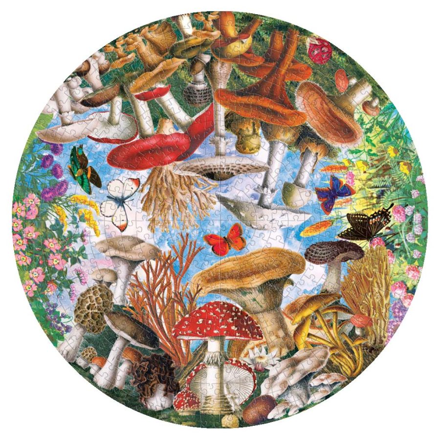 Eeboo Mushrooms and Butterflies Jigsaw Puzzle