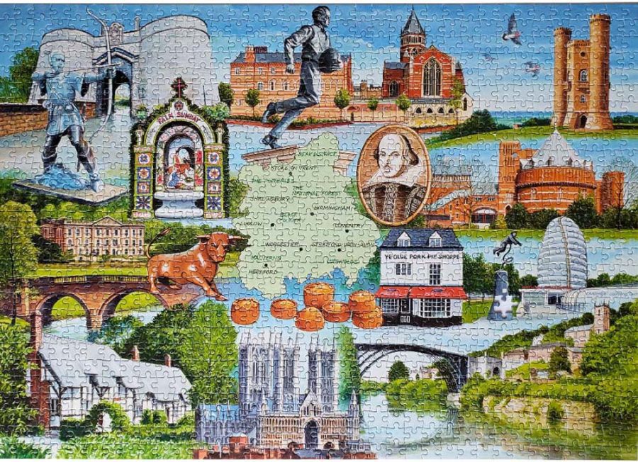 Gibsons Heart of England Jigsaw Puzzle