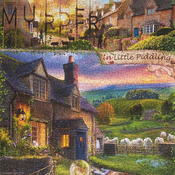 White Mountain Mystery Jigsaw Puzzle Murder in Little Piddling