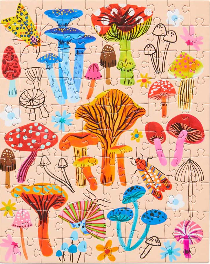 Werkshoppe Mushroom Patch Jigsaw Puzzle Snax