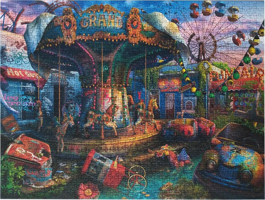 Ravensburger Abandoned Series Gloomy Carnival Jigsaw Puzzle