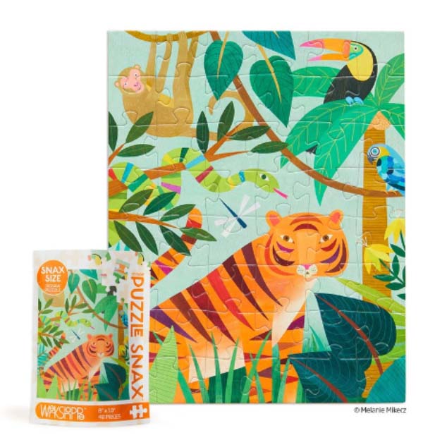 Werkshoppe In The Jungle Jigsaw Puzzle - Art by Melanie Mikecz