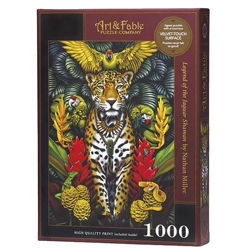 Art and Fable Legend of The Jaguar Jigsaw Puzzle