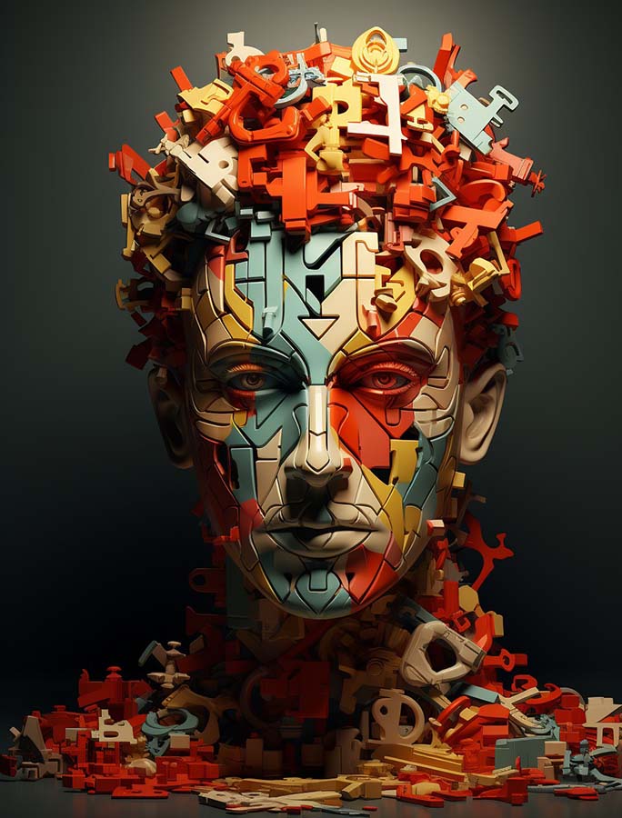 Puzzled Man by Michael J Maloney