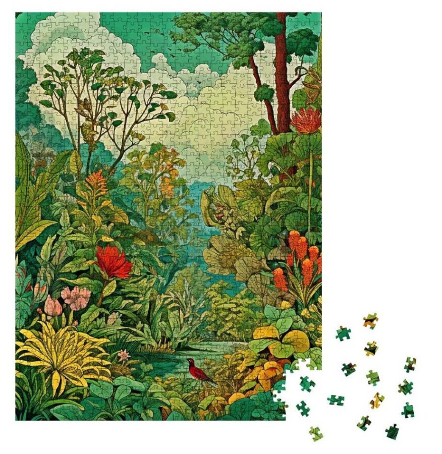 Tropical Paradise jigsaw puzzle by Michael J. Maloney