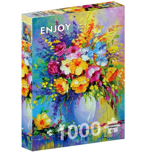 Enjoy Bouquet of Summer Flowers Jigsaw Puzzle