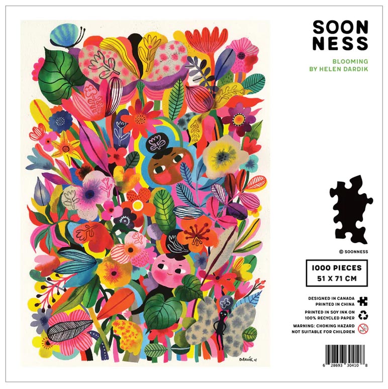 Soonness Jigsaw Puzzle Blooming by Helen Dardik