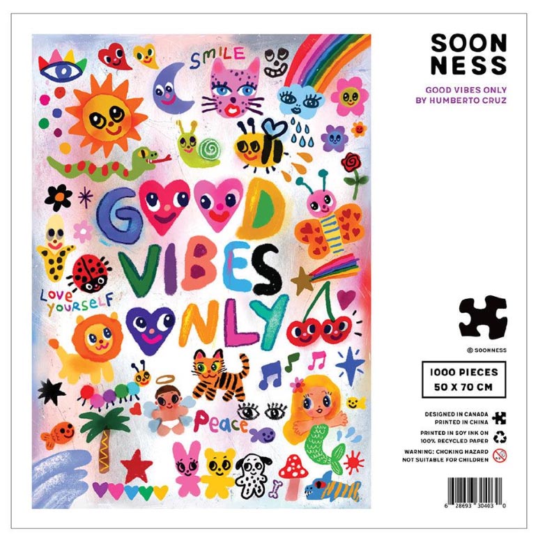 Good Vibes Only Jigsaw puzzle by Soonness and Humberto Cruz