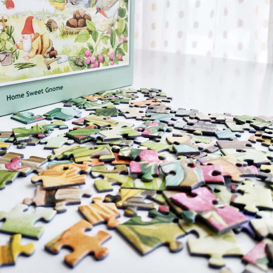 Puzzle Twist Home Sweet Gnome Jigsaw Puzzle