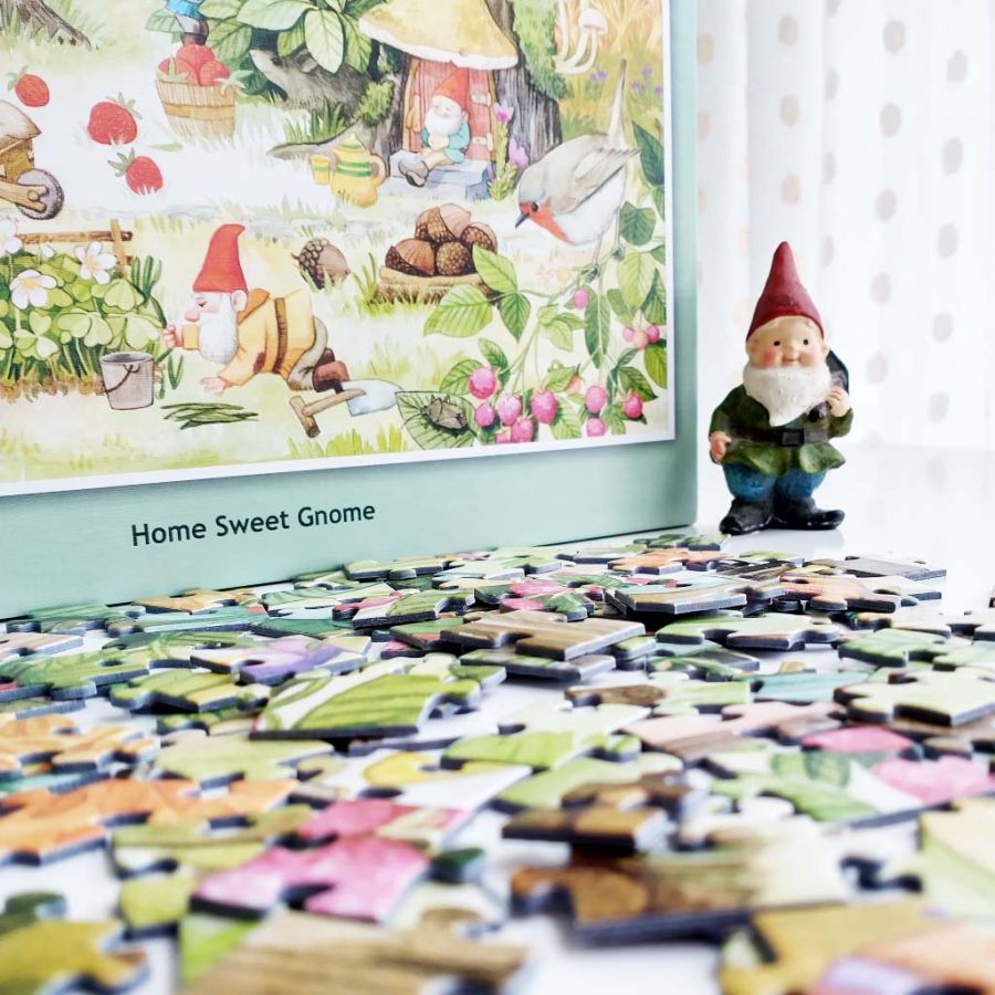 PuzzleTwist Something's Amiss Home Sweet Gnome Jigsaw Puzzle