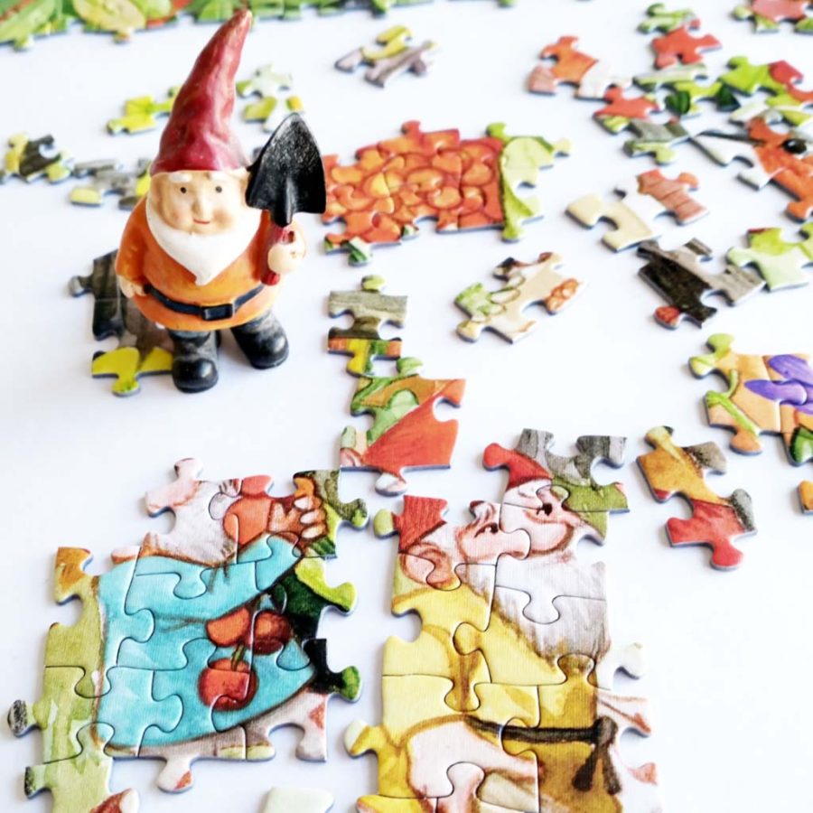 PuzzleTwist Something's Amiss Home Sweet Gnome Jigsaw Puzzle