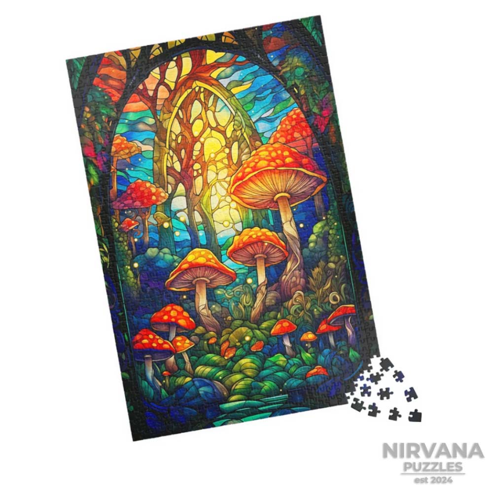 Nirvana Mushroom Jigsaw Puzzle