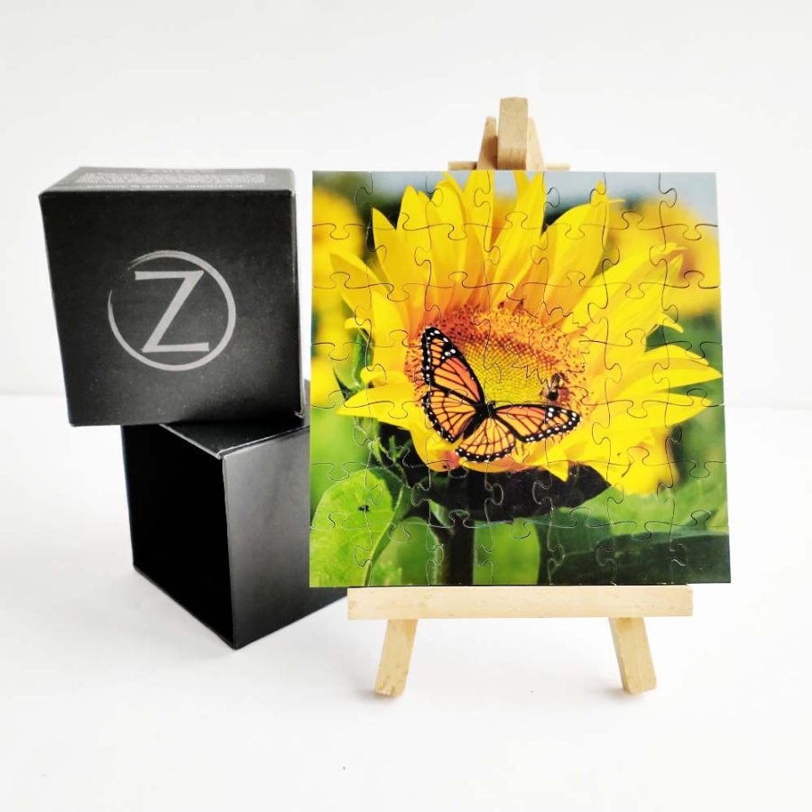 Zen Sunflower Teaser Wooden Jigsaw Puzzle