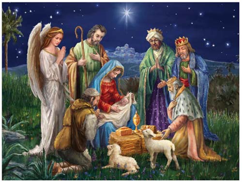 Crown Point Graphics Nativity Jigsaw Puzzle