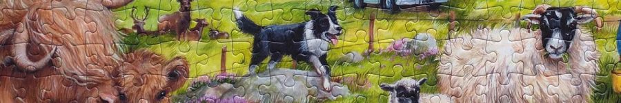 Falcon Highland Farm Jigsaw Puzzle