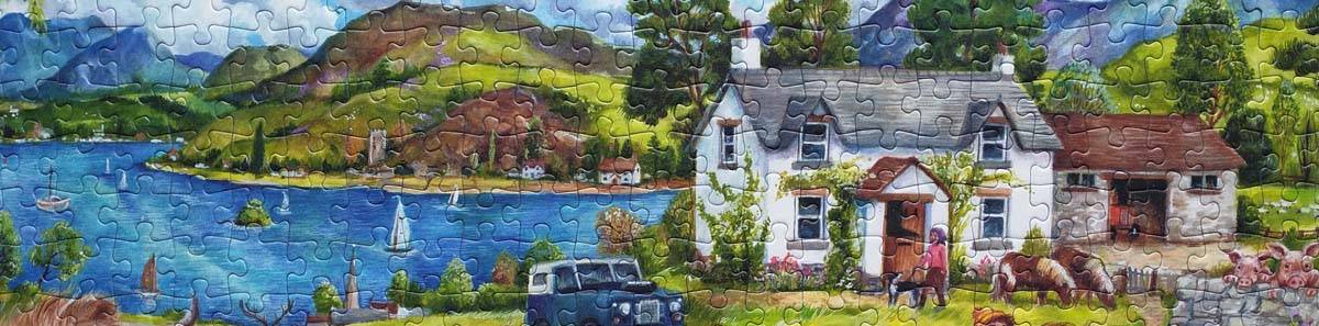 Falcon Highland Farm Jigsaw Puzzle