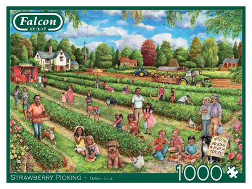 Falcon Strawberry Picking Jigsaw Puzzle