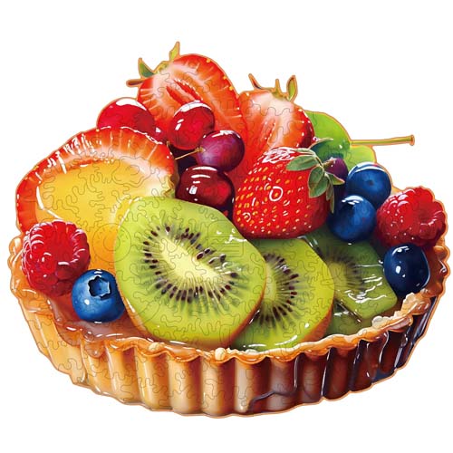 Kaayee Fruit Pie Wooden Jigsaw Puzzle