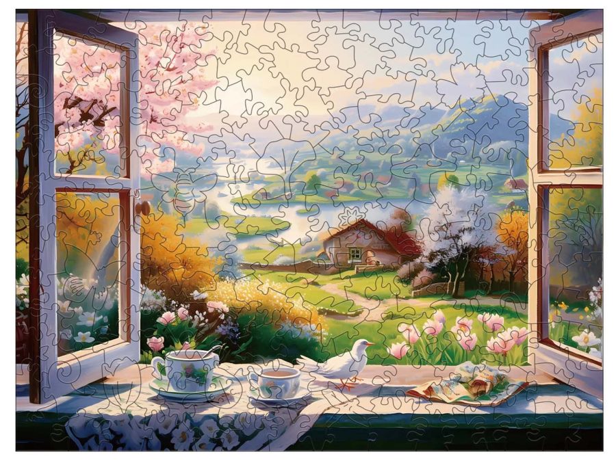 Kaayee View Outside The Window Wooden Jigsaw Puzzle