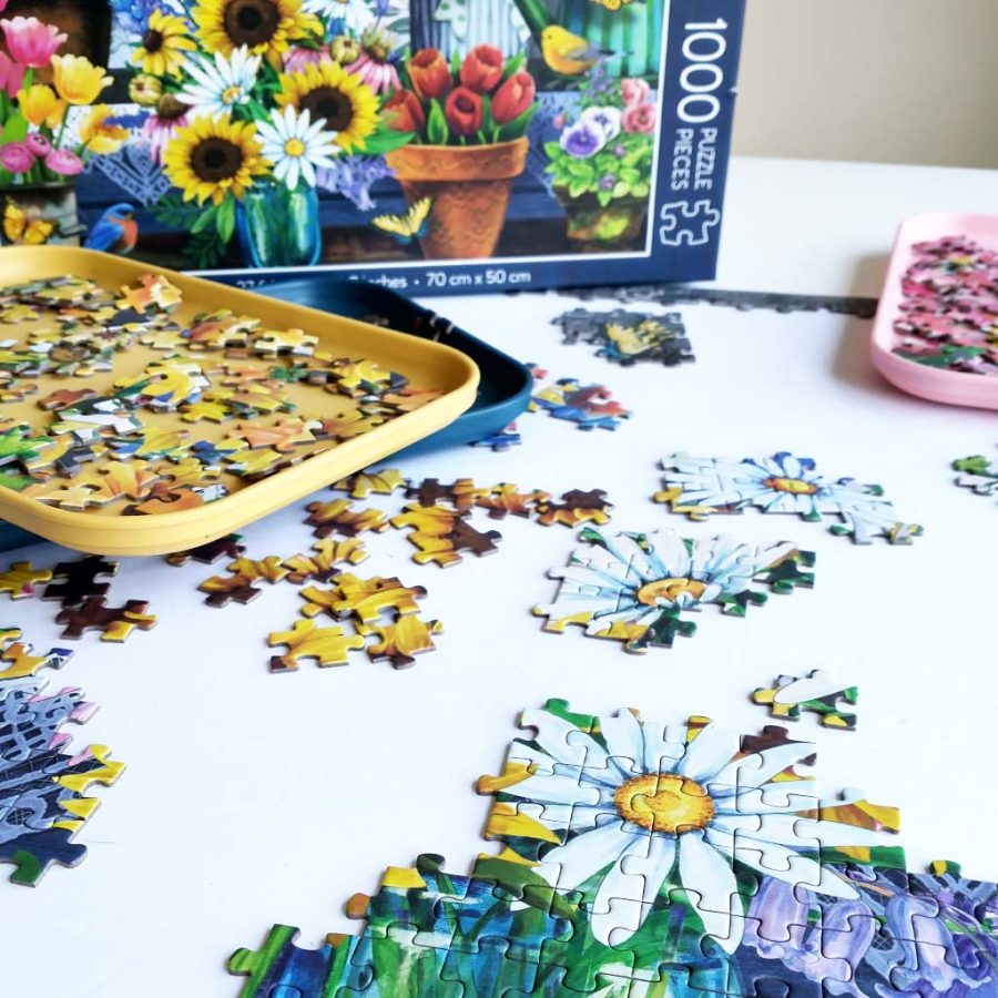 crown point graphics sunnyside flower market jigsaw puzzle