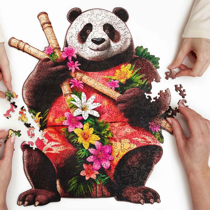 Leogor Panda Wooden Jigsaw Puzzle