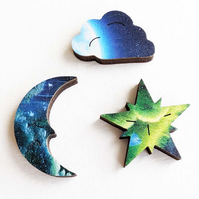 Leogor Yin Yang Nature's Balance Wooden Jigsaw Puzzle