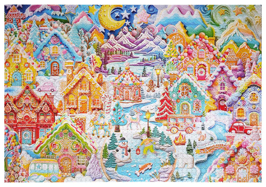 Buffalo Games Colorful Cookietown Jigsaw Puzzle