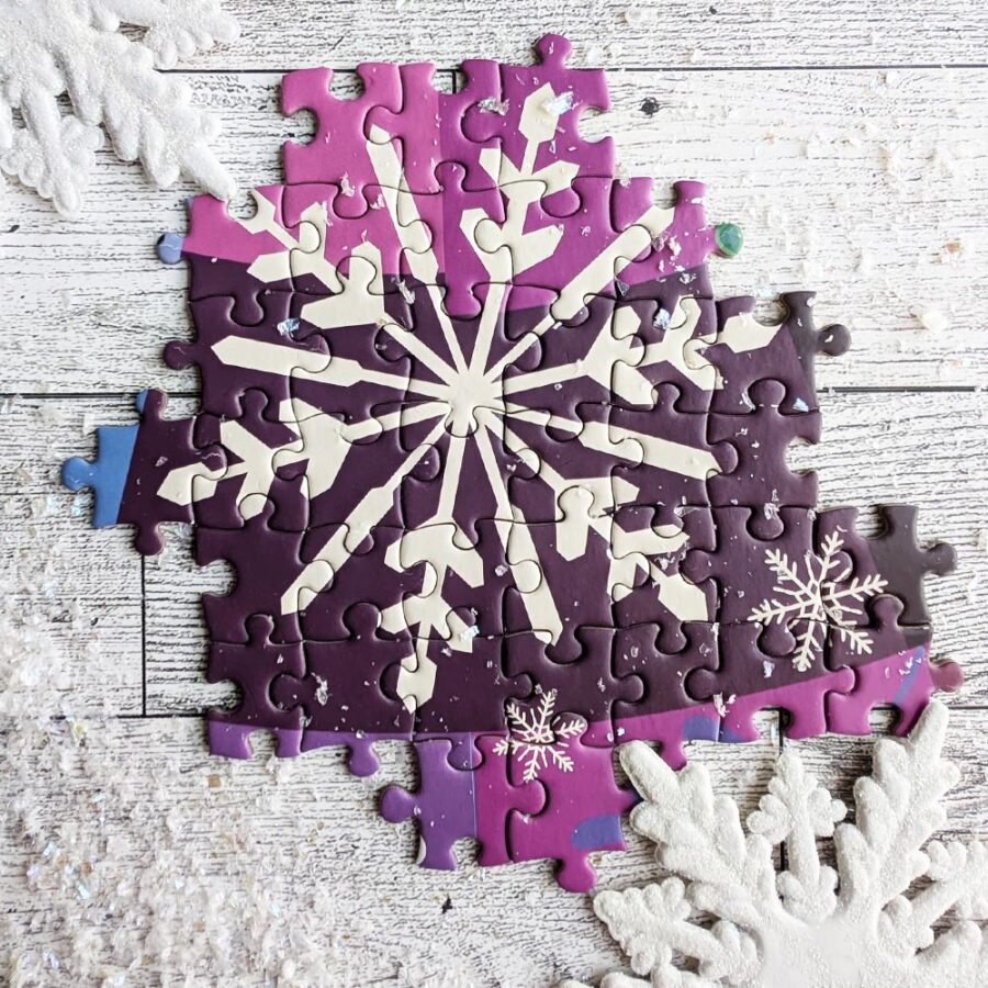 Elena Essex Winter Wheel Jigsaw Puzzle