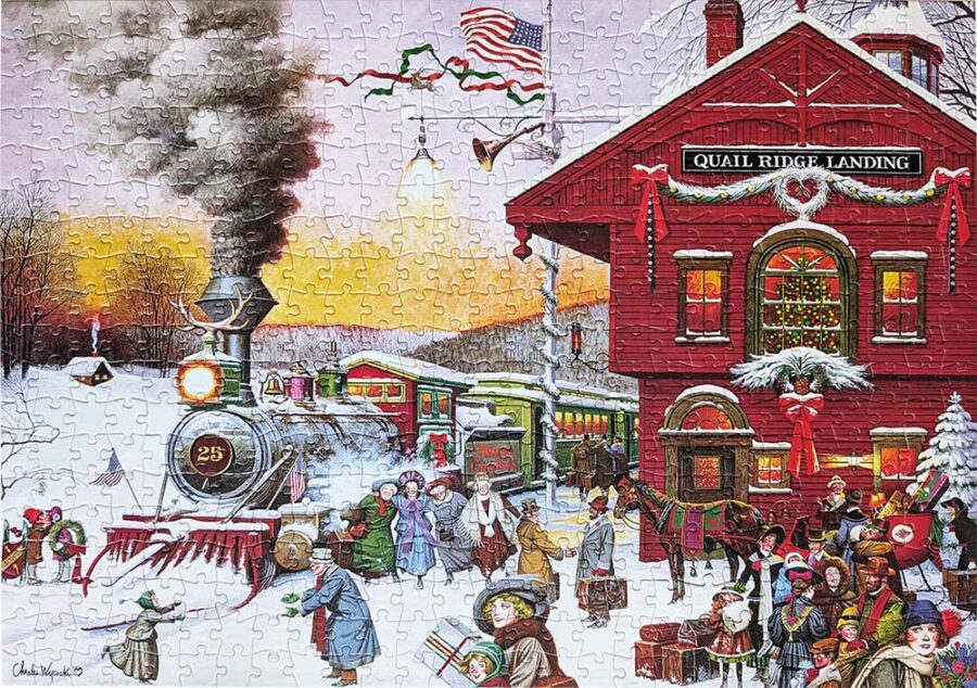 Buffalo Games Whistle Stop Christmas Jigsaw Puzzle