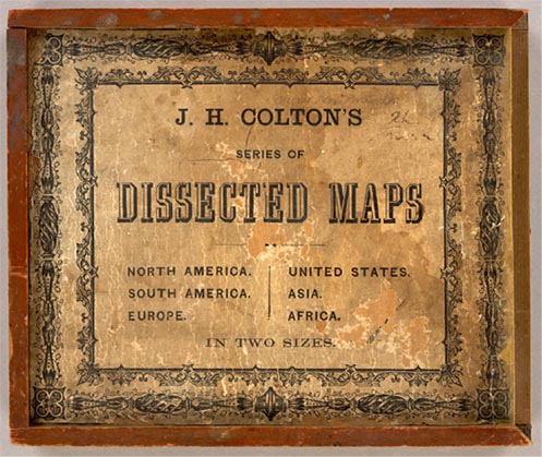 Dissected Map Jigsaw Puzzle 